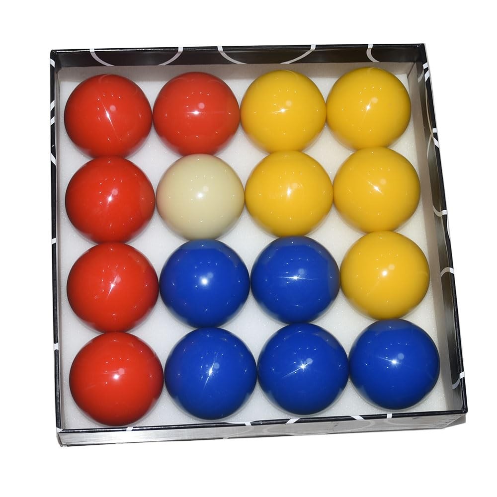 Billiard Balls Pool Ball Set 2-1/4 Inch Red Yellow Blue | eBay