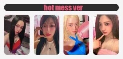 AESPA JAPAN ALBUM HOT MESS ALL PHOTOCARD OFFICIAL KARINA WINTER