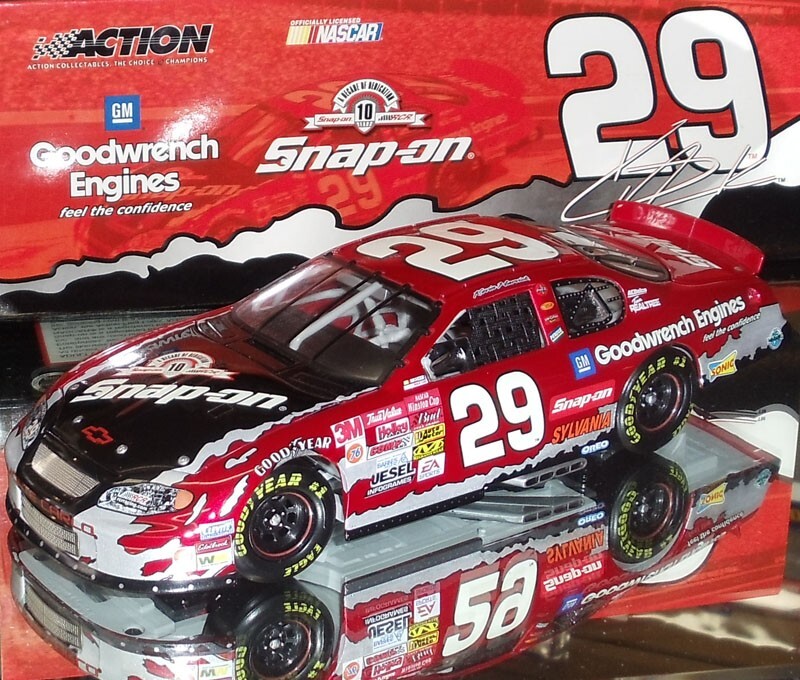 KEVIN HARVICK 2003 SNAP ON 1/24 SCALE ACTION NASCAR DIECAST | eBay