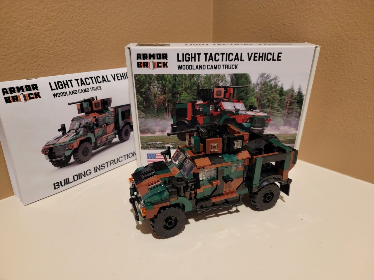 LEGO Armorbrick Brickmania Joint Light Tactical Vehicle Woodland