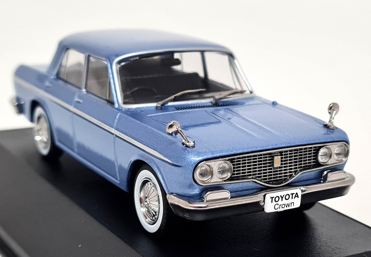 First43 1/43 Toyota Toyopet Crown 1962 Metallic Blue Diecast Scale