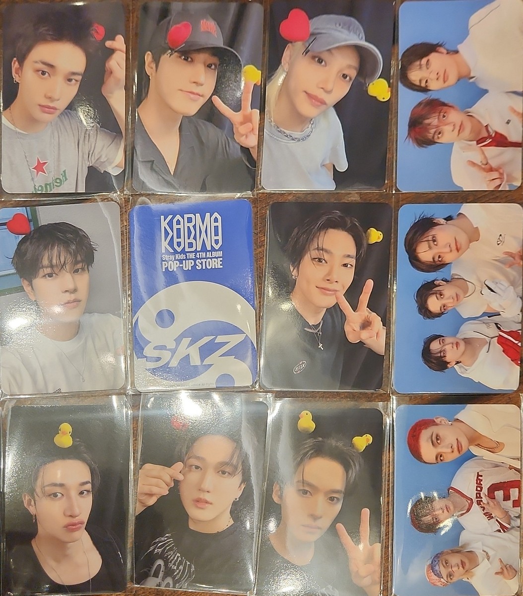 Stray Kids LUCKYDRAW photocard The 4th album [KARMA] SOUNDWAVE