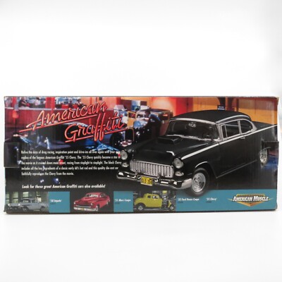 American Graffiti - 1955 Bob Falfa's 55 Chevy black 1:18 scale