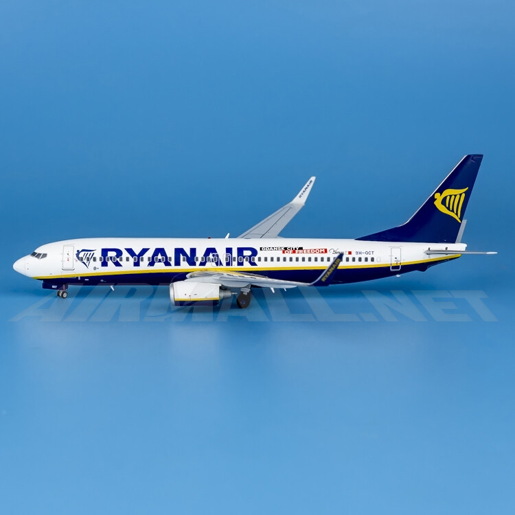 1:200 JC Wings Ryanair Boeing 737-800 Passenger​ Airplane Diecast