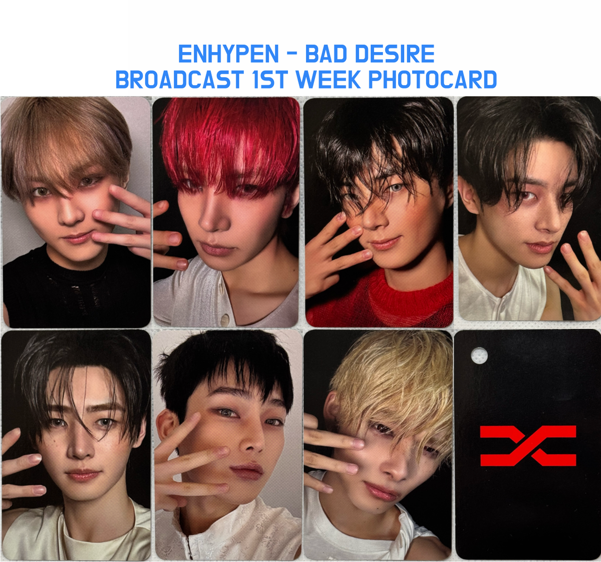 ENHYPEN] DESIRE : UNLEASH [BAD DESIRE] Broadcast Photocard | eBay