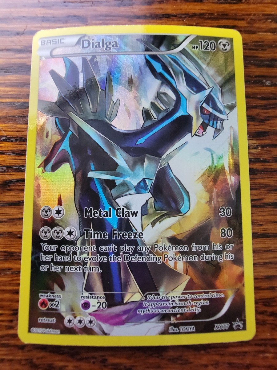 DIALGA XY77 Holo MYTHICAL Full Art Black Star Promo 2015 Pokemon