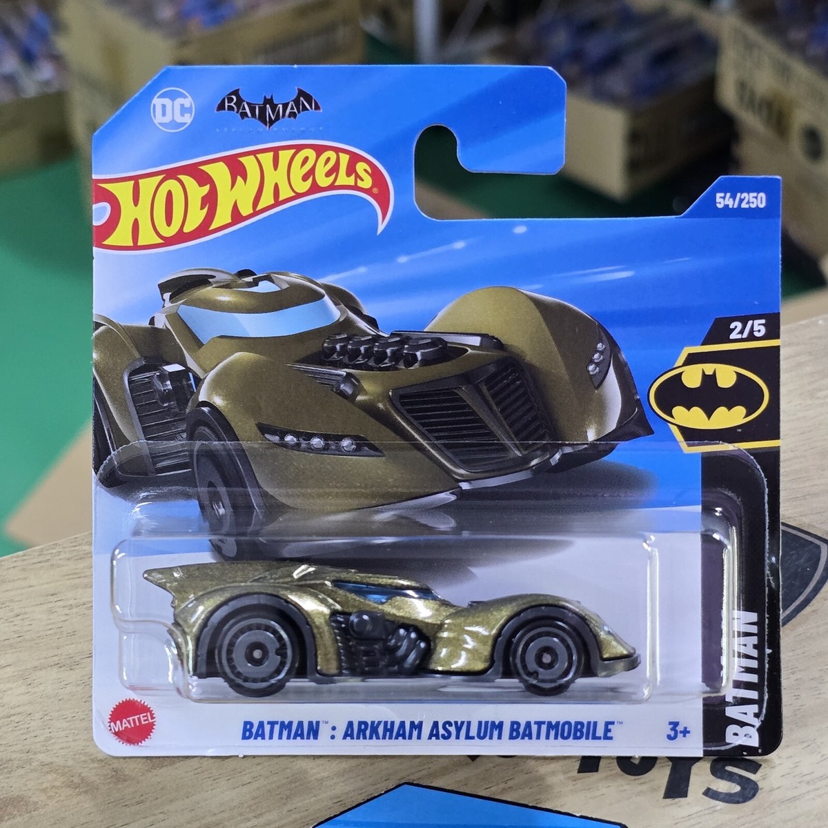 2025 HOTWHEELS BATMAN ARKHAM ASYLUM BATMOBILE SERIES WHEELS SHORT
