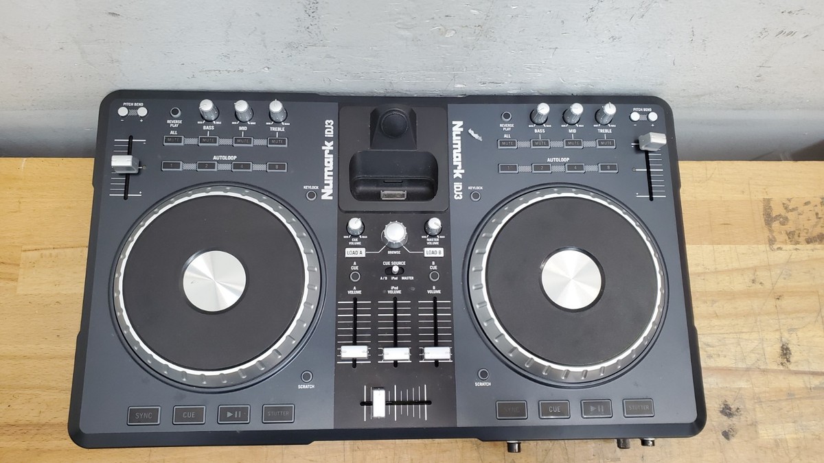 Numark DJ Controller iDJ3 W/ Power Cords *PARTS/REPAIR* | eBay