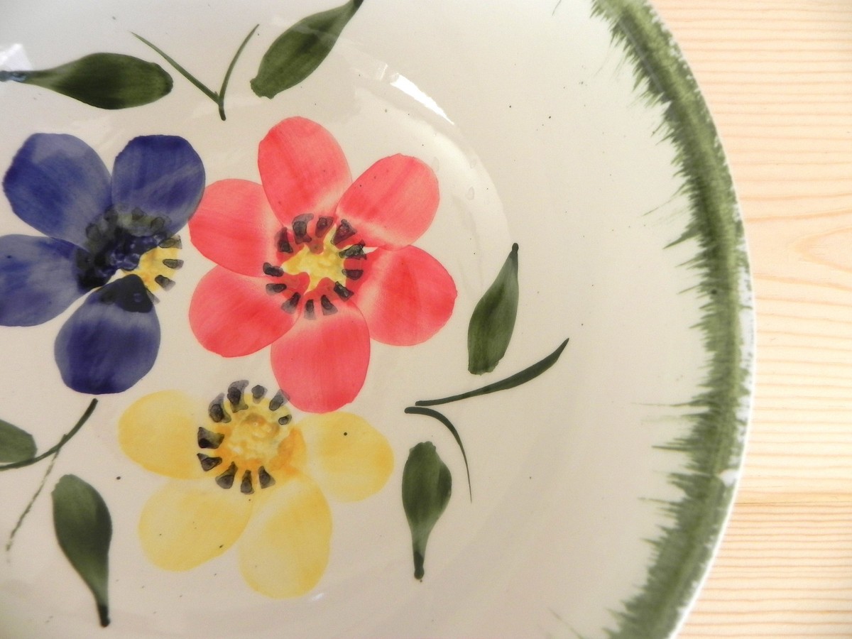 Vtg 50' Gary Valenti Maspeth Queens N.Y Bowl Hand Paint Made in