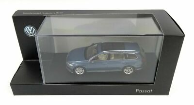GENUINE VW PASSAT B8 VARIANT HARVARD BLUE METALLIC 1:43 SCALE