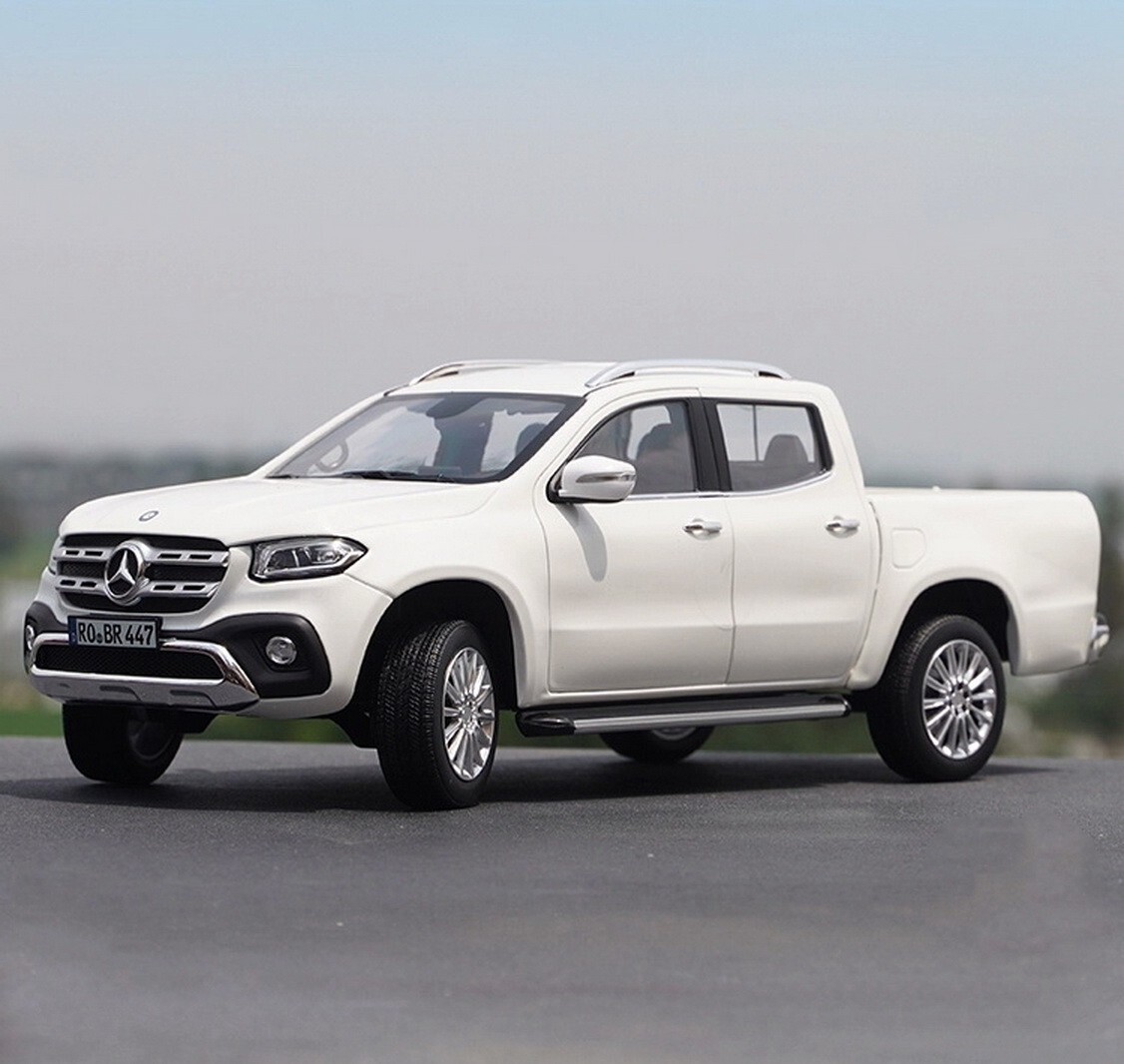 Norev 1/18 Scale Mercedes-Benz X-Class Pickup White Diecast Car