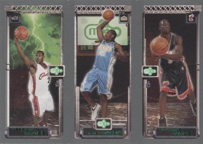 2003-04 Topps Rookie Matrix - LeBron James, Dwyane Wade, Carmelo