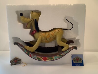 Jim Shore Faithful Friend Pluto Dog Rocking Horse Enesco Walt