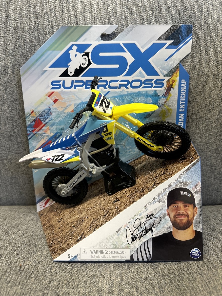 NEW - SX SuperCross Adam Enticknap Yellow/blue/white CRF450 1st
