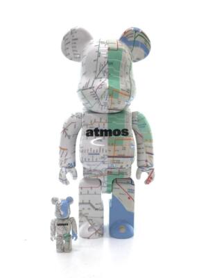 Bearbrick Atmos Be@rbrick 400% + 100% Subway Tokyo & NYC Medicom