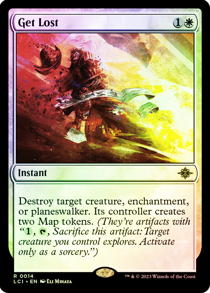 MTG FOIL Get Lost - The Lost Caverns of Ixalan #014 | eBay