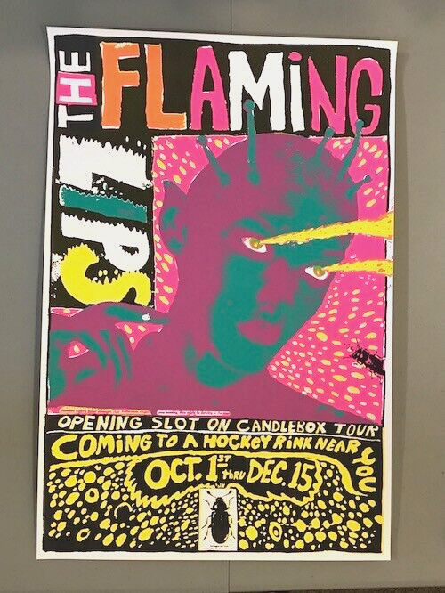 Flaming Lips Candlebox Tour 1994 Ultra Rare Limited Edition Poster