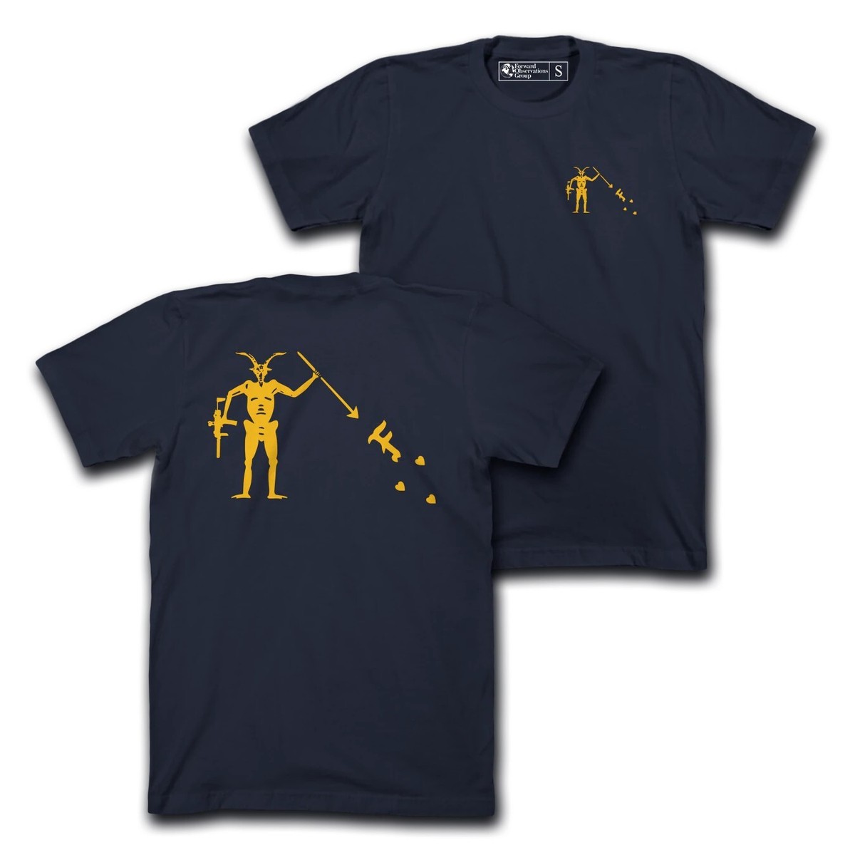 Forward Observations Group FOG Pirate Tee Shirt NAVY MEDIUM | eBay