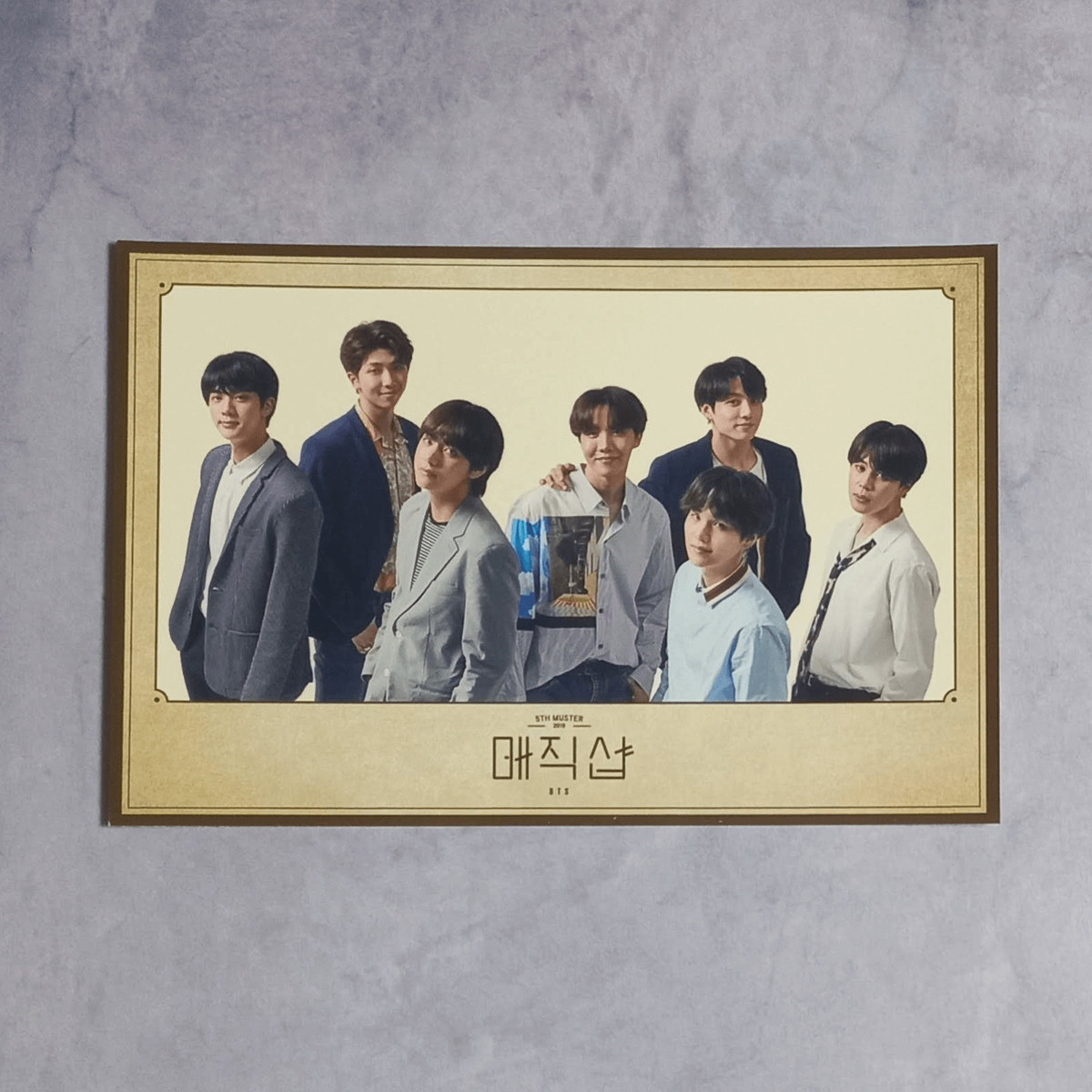BTS 5th Muster Magic Shop Seoul Busan Reward Photo Card LG U+