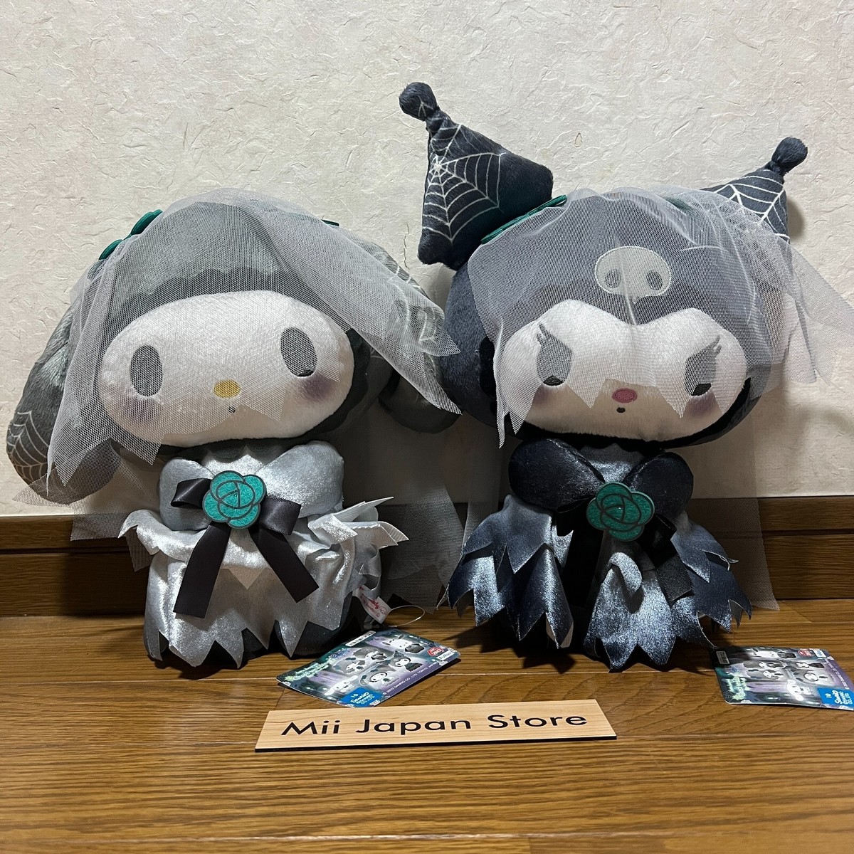 Sanrio My Melody & Kuromi Ghost wedding Big Plush doll Set of 2