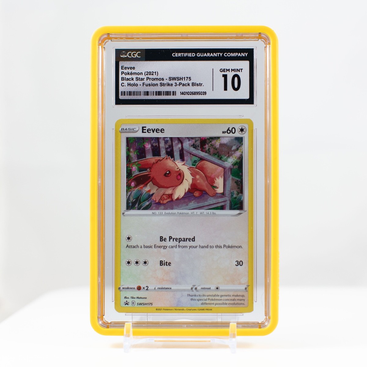 Pokémon EEVEE SWSH175 Cosmos Holo Black Star Promo CGC 10 Gem Mint