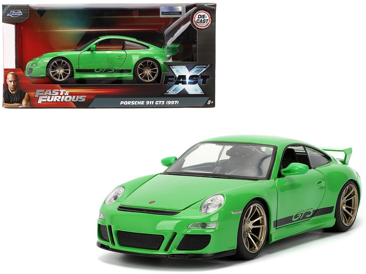 Jada Porsche 911 GT3 (997) Green 