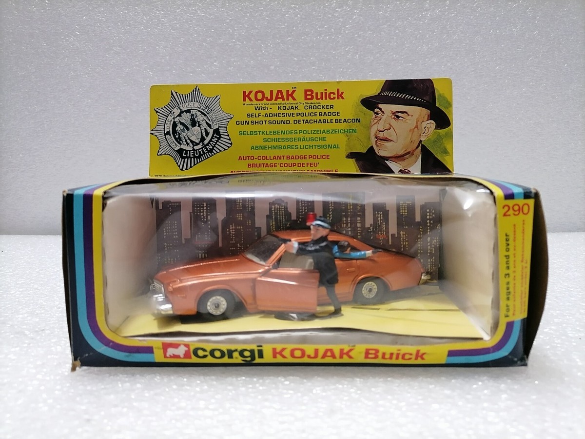 BUICK Regal Kojak with Badge - Vintage Corgi 290 , Made in Gt