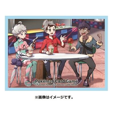Pokemon TRAINERS OFF SHOT! 5 Card Sleeves Deck Shield Set Marnie