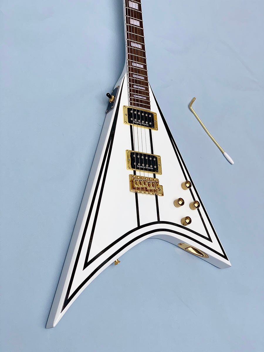 New Factory Customization Electric Guitar, Randy Rhoads V Flying