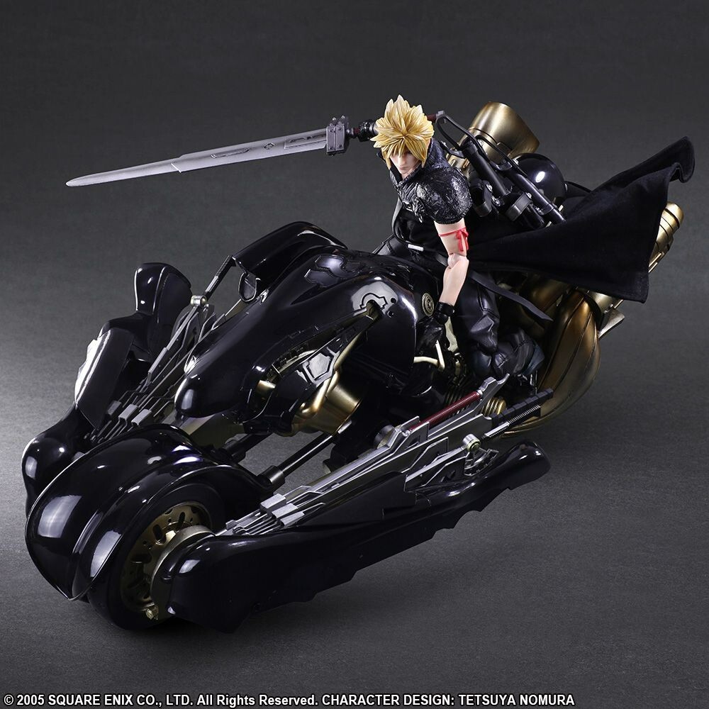 FINAL FANTASY VII Advent Children Cloud Strife Fenrir Figure PLAY
