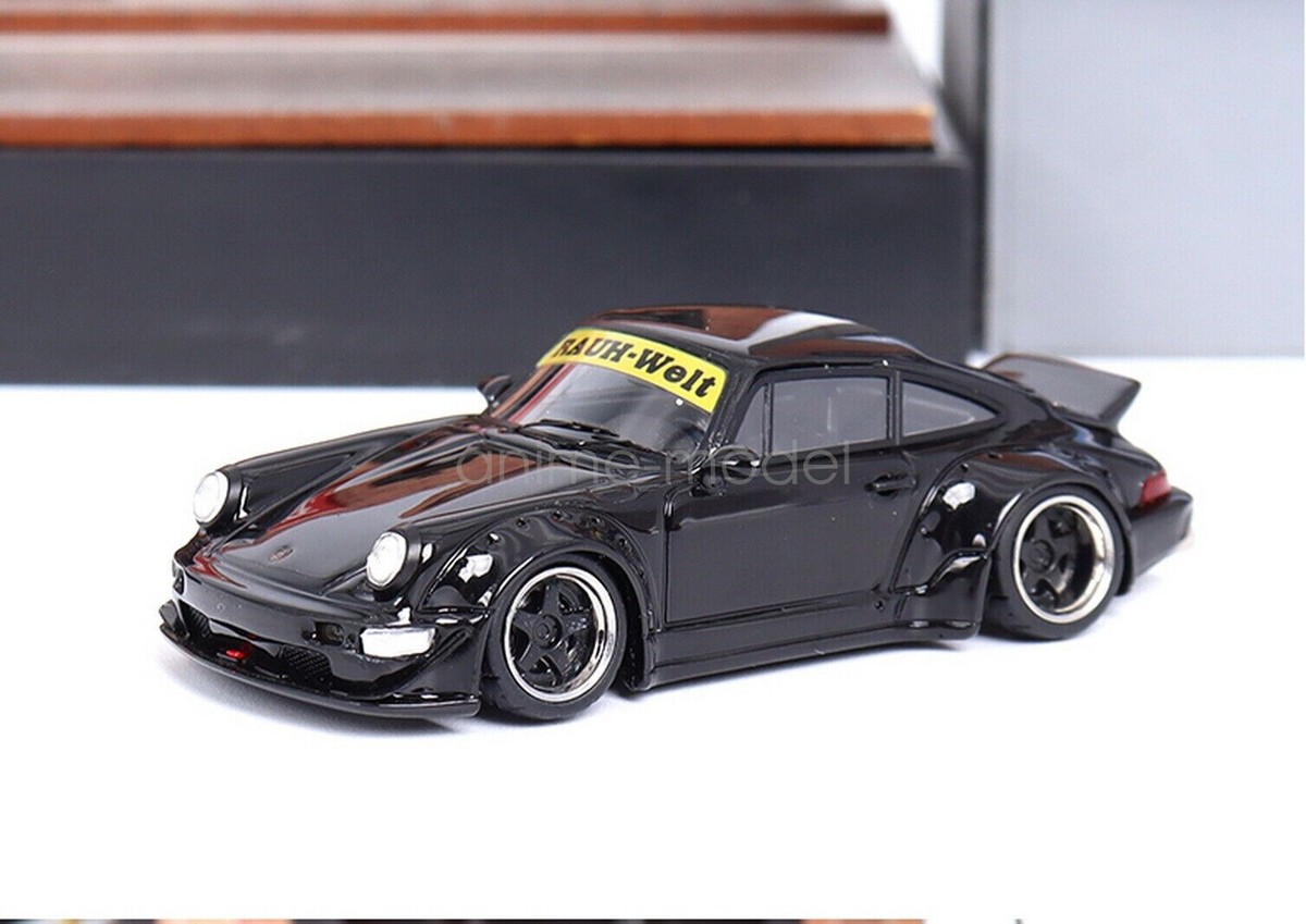 SH 1/64 Porsche 964 RWB RAUH-Welt Black Resin Car New | eBay