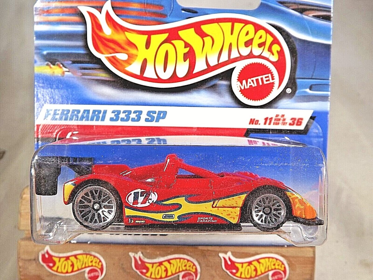 2000 Hot Wheels FERRARI 333 SP 11/36 Red First Editions w/Lace