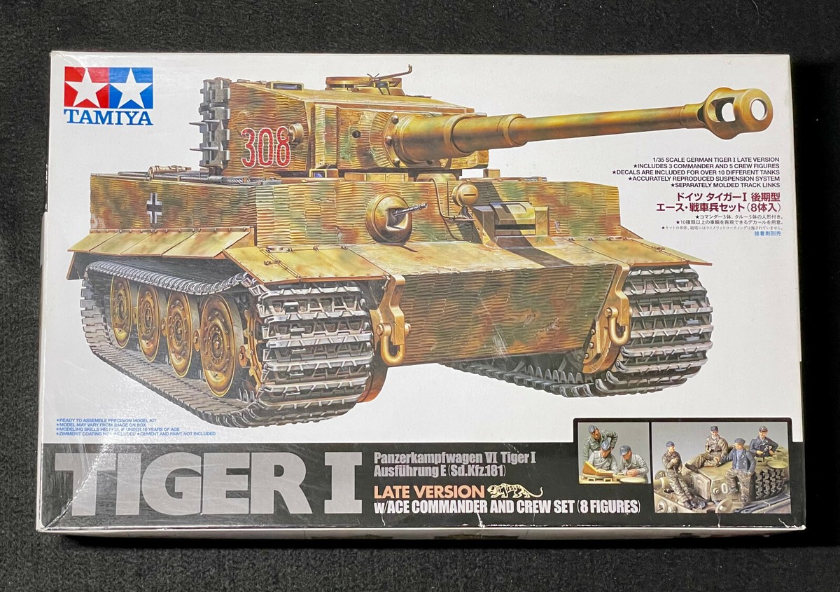 TAMIYA 25109 1/35 Scale German TIGER I Late Version w/ACE