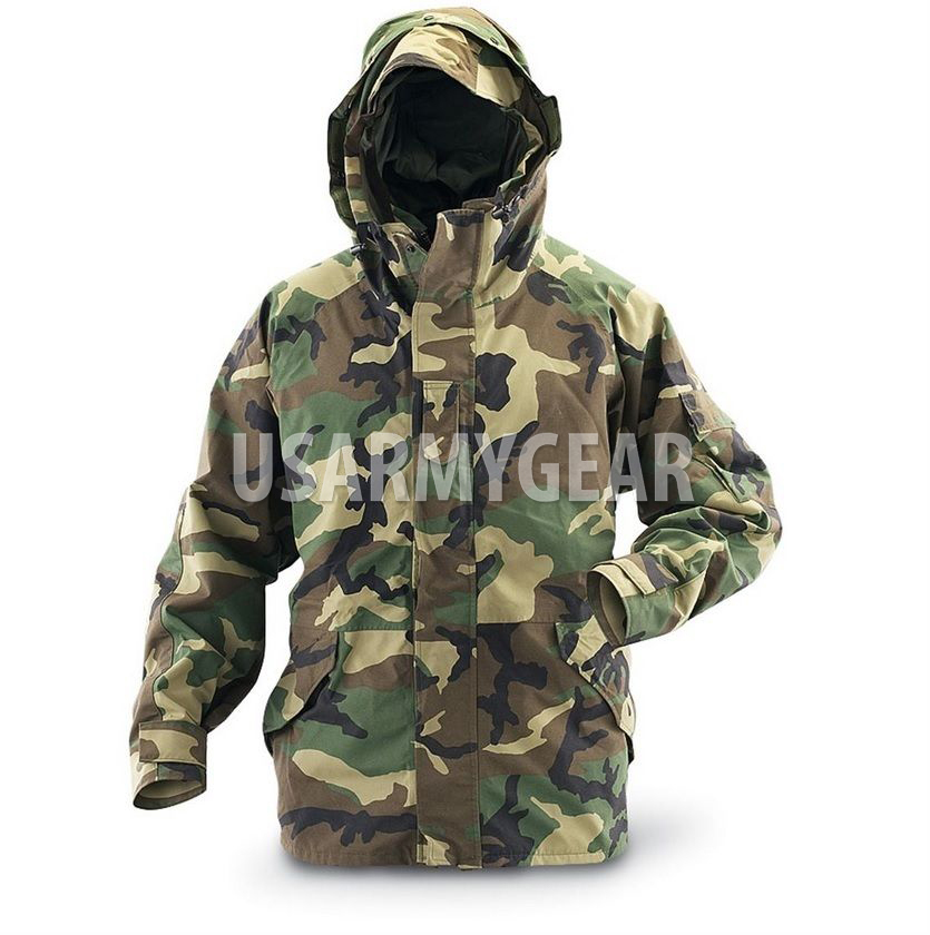 US Army Cold Wet Weather Gen 1 ECWCS Waterproof Woodland Goretex