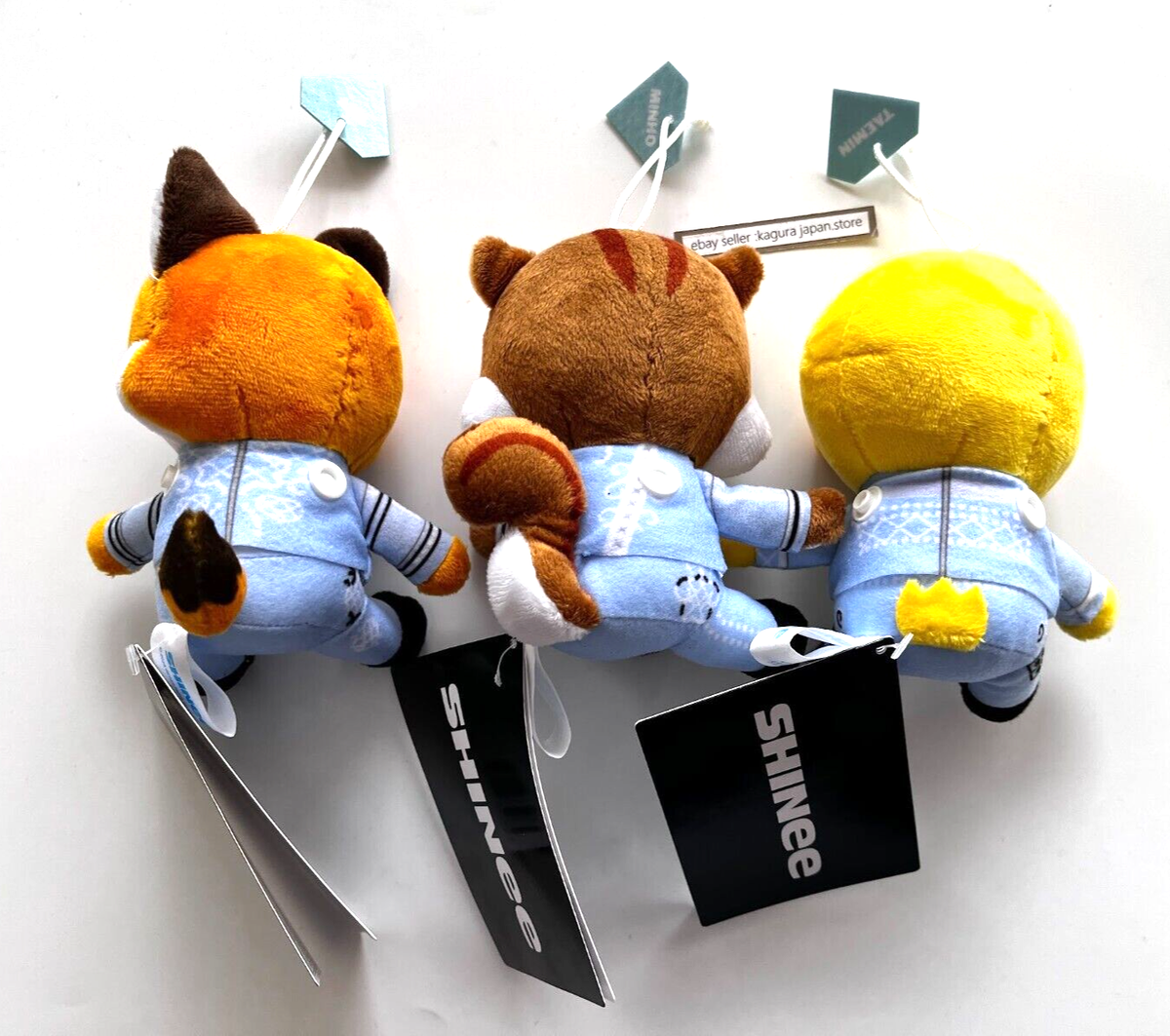 SHINee TAEMIN MINHO KEY ANIMAL COORDY Sticky Mini Stuffed Animal
