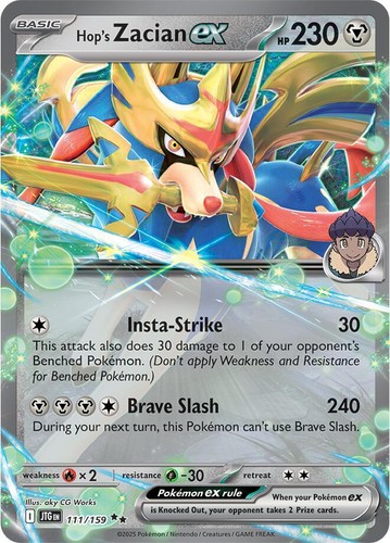 069-100-SV9-B - Pokemon Card - Japanese - Hop's Zacian ex - RR | eBay