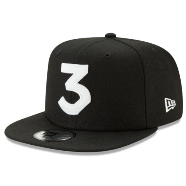 Chance The Rapper 3 Black & White Logo High Crown 9Fifty Snapback