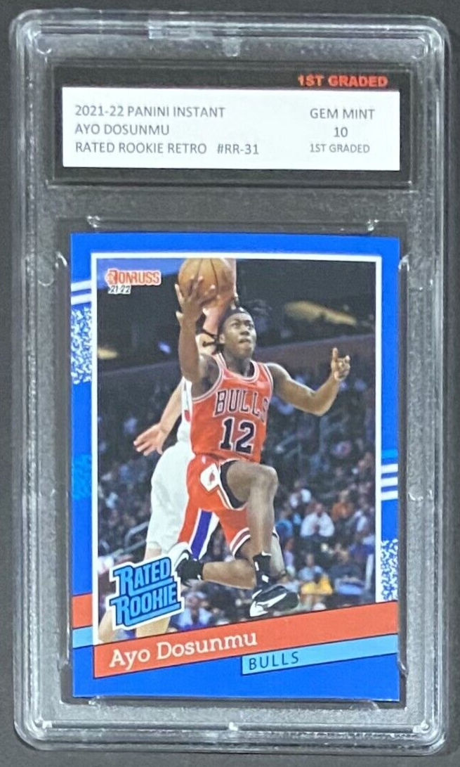 2021-22 Panini Instant - Rated Rookie Ayo Dosunmu #RR-31 /2502 (RC