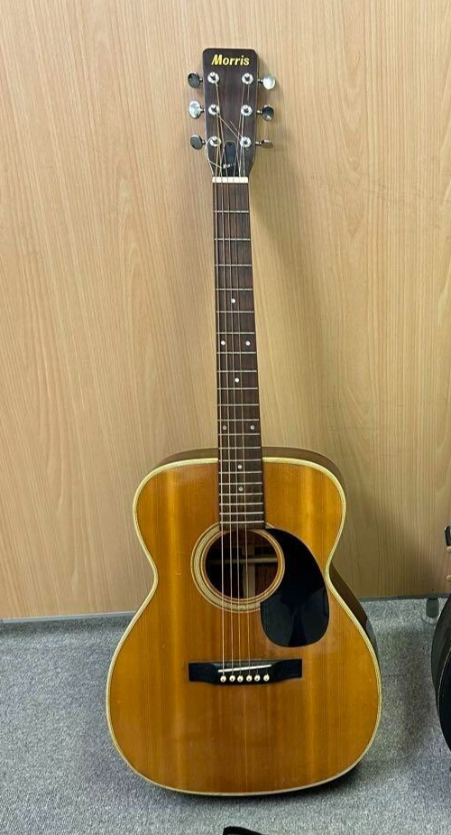Morris Acoustic Guitar F-15 Folk Type Japan Vintage 70's made Used
