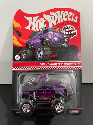 HOT WHEELS VOLKSWAGEN T1 ROCKSTER PURPLE RLC REDLINE CLUB