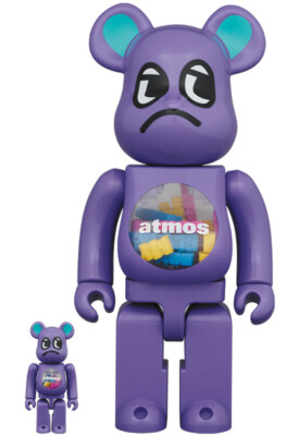 MEDICOM TOY BE@RBRICK atmos × BADMOOD 100％ & 400％ bearbrick | eBay