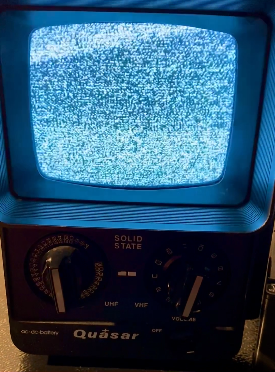Vintage Japan Quasar Portable TV 1978 Tested XP1458QE | eBay