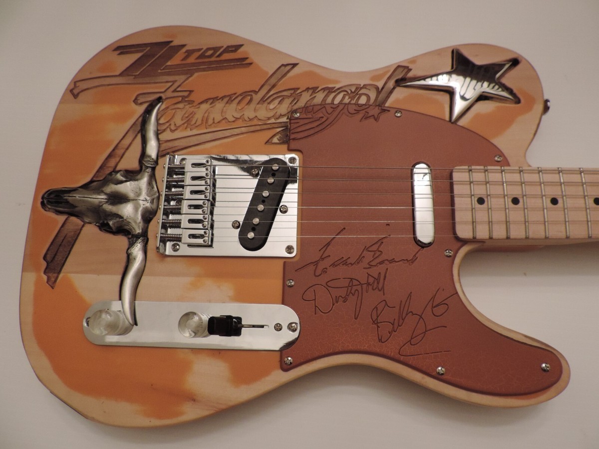 FENDER TELECASTER ZZ TOP FANDANGO HAND ENGRAVED CUSTOM TELE GUITAR