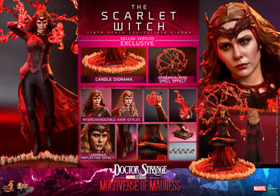 HotToys MMS653 1/6 Doctor Strange Multiverse of Madness Scarlet