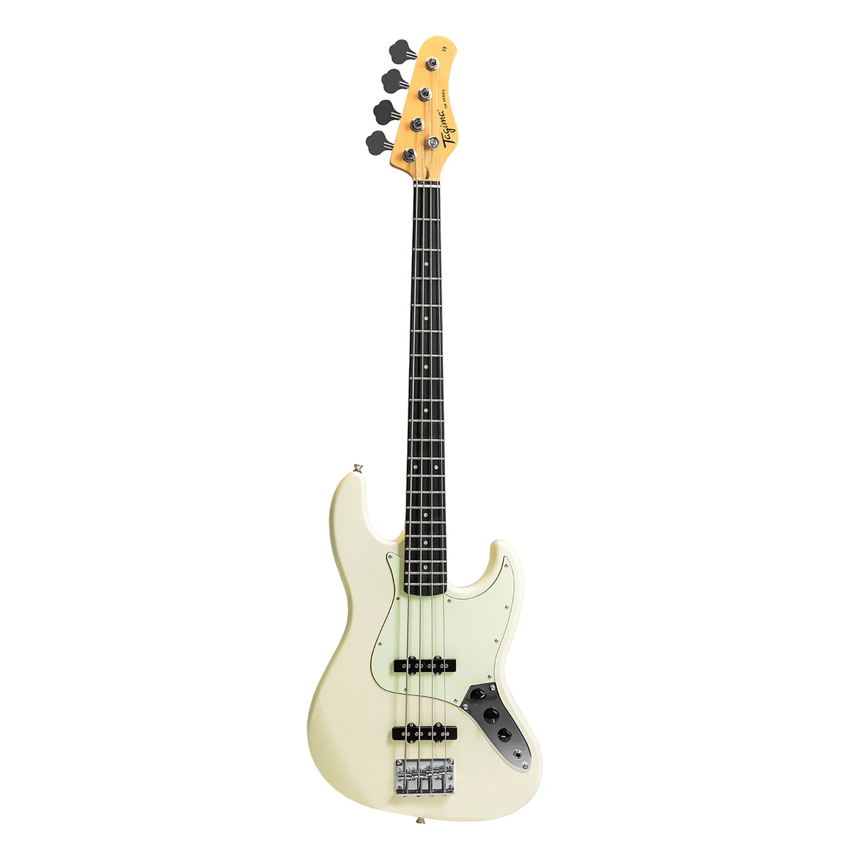 Tagima Guitars TW-73 Bass, Mint Green Pickguard, Olympic White | eBay