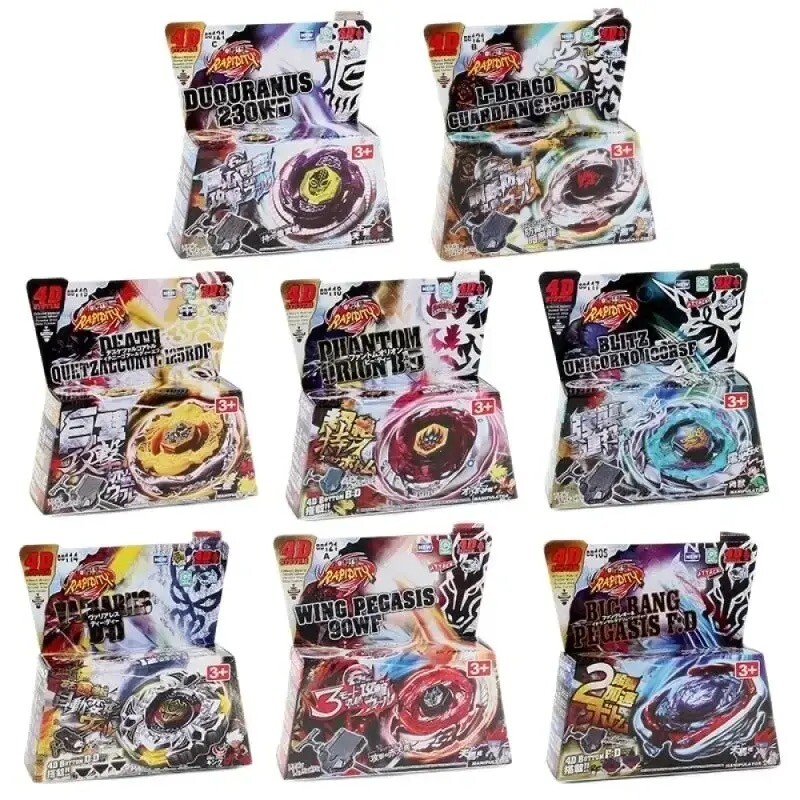 Selection Beyblade Metal Fusion Fury Fight RAPIDITY OVP 4D