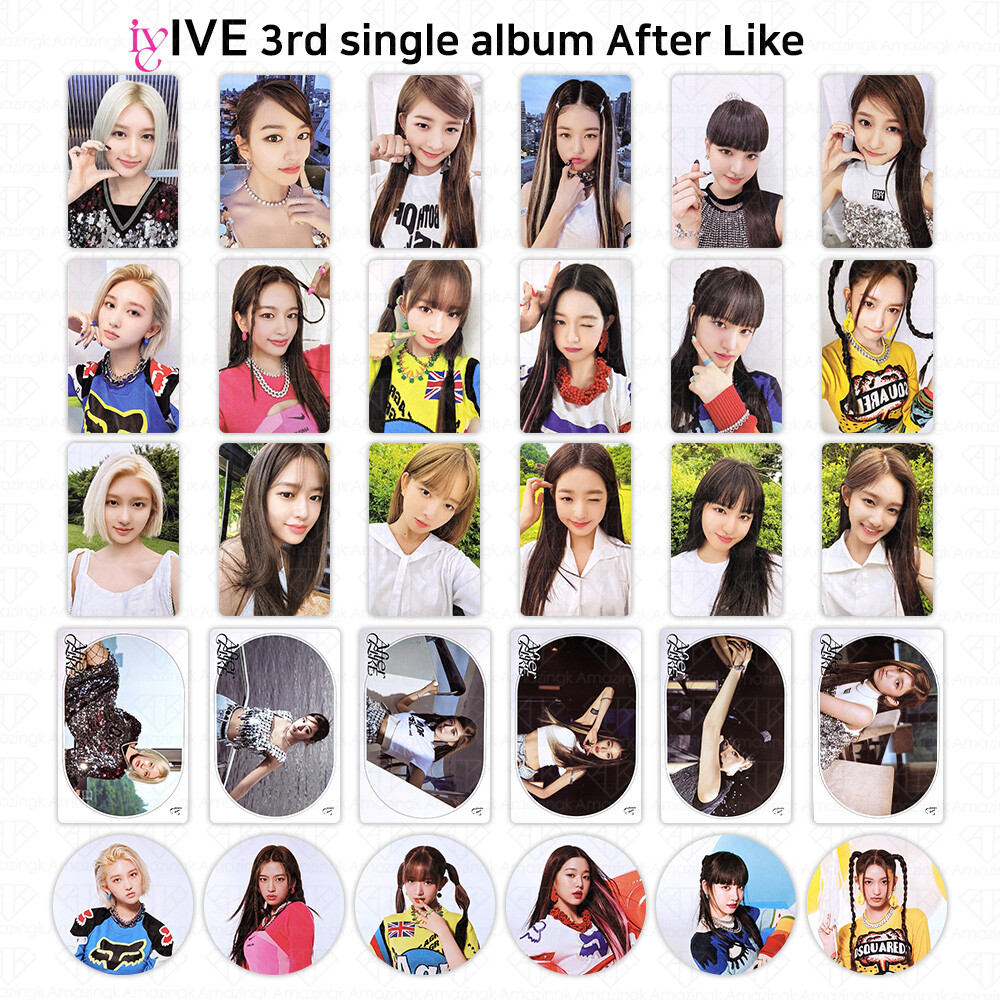 IVE 3rd Single Album After Like Official Photocard Circle Card
