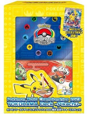 Pokemon World Championships 2023 Yokohama Deck Sealed Box Pikachu