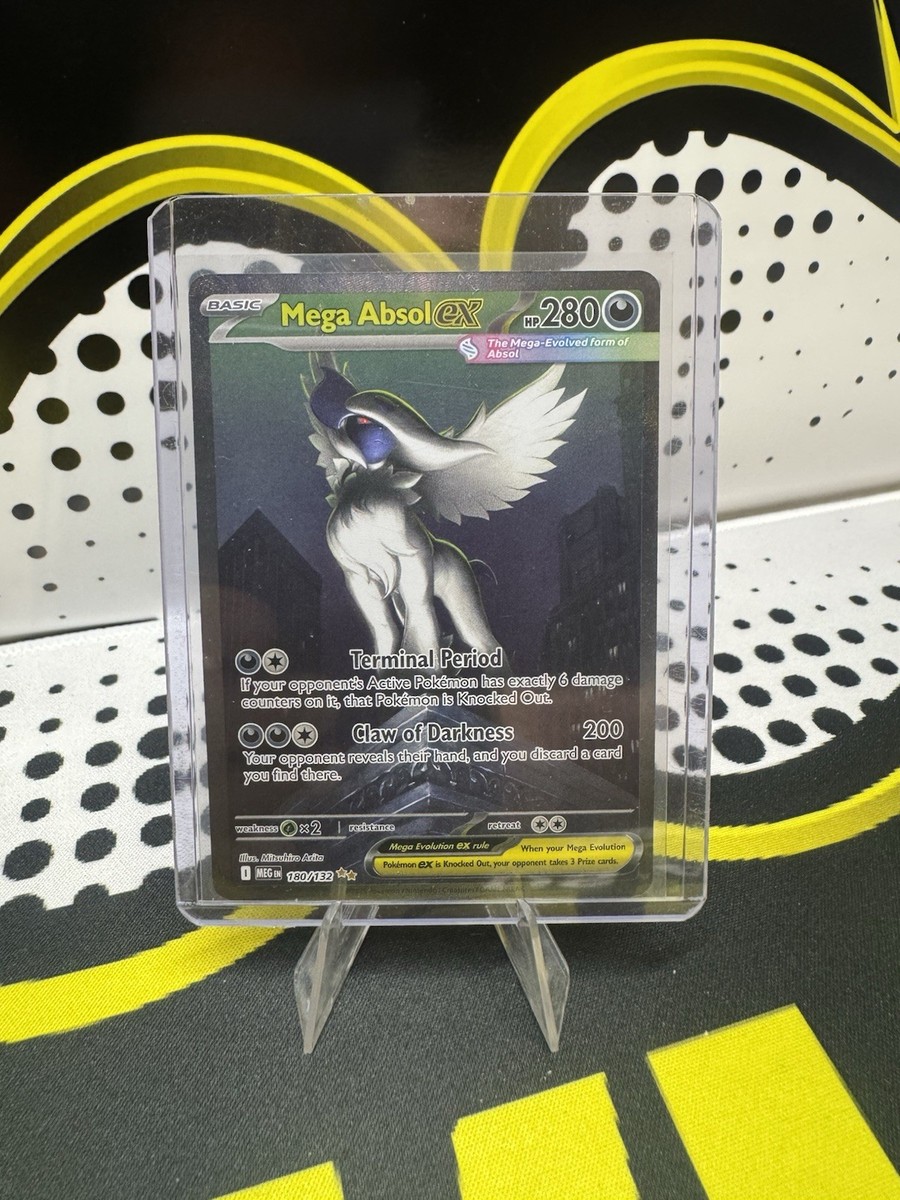 Mega Absol ex 180/132 Special Illustration Rare Pokemon Mega