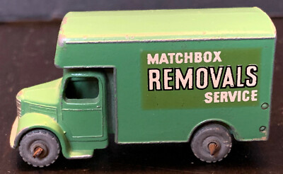 Vintage Lesney No 17 Bedford Matchbox Removals Van 1956 | eBay